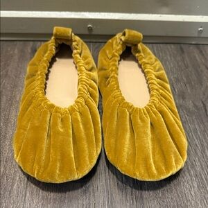 Ulla Johnson Velvet Ballet Flats